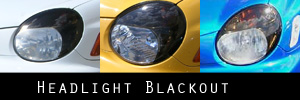02-03 Subaru Impreza and WRX Headlight Blackout Kit