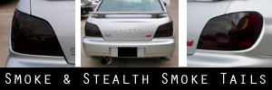 02-03 Subaru Impreza and WRX Sedan Smoked Taillight and TBL Kit