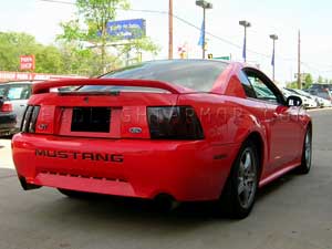 Smoked LED Rear Bumper Side Marker Lights For Ford Mustang 1999-2004 - Toptuning