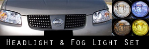 04-06 Nissan Sentra Headlight and Fog Light Protection Kit