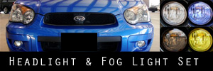 04-05 Subaru Impreza and WRX Headlight and Fog Light Protection Kit