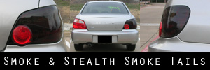 Subaru impreza / WRX / STI Sedan Smoked Taillight Kit - Round Not Covered