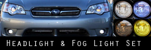 05-07 Subaru Leagcy Headlight and Fog Light Protection Kit