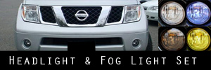 05-07 Nissan Pathfinder Headlight and Fog Light Protection Kit