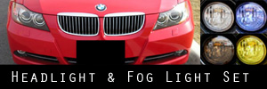 BMW 3 Series Headlight & Fog Light Protection Kit