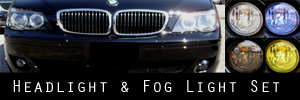 06-08 BMW 7 Series Headlight and Fog Light Protection Kit