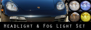 05-08 Porsche Boxster Headlight and Bumper Light Protection Kit