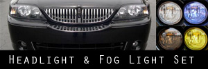 06 Lincoln LS Headlight and Fog Light Protection Kit
