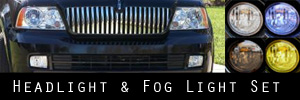 05-06 Lincoln Navigator Headlight and Fog Light Protection Kit