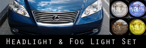 Lexus ES350 Headlight & Fog Light Protection Kit