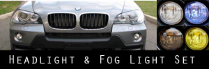 07-12 BMW X5 Headlight and Fog Light Protection Kit