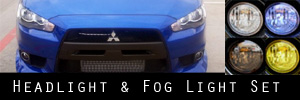 Mitsubishi Lancer Evolution Headlight &amp; Fog Light Protection Kit