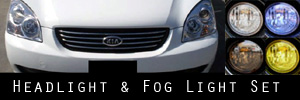 07-08 Kia Optima Headlight and Fog Light Protection Kit