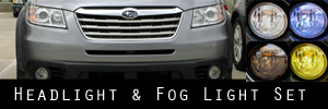 08-12 Subaru Tribeca Headlight and Fog Light Protection Kit