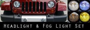 Jeep Wrangler Headlight &amp; Fog Light Protection Kit