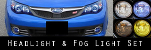 08-11 Subaru Impreza, WRX, and STI Headlight and Fog Light Protection Kit