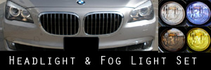 09-10 BMW 7 Series Headlight and Fog Light Protection Kit