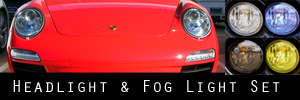 09-11 Porsche 911 997 Headlight and Bumper Light Protection Kit