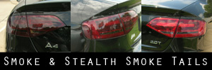 05-08 Audi A4 and S4 Sedan Smoked Taillight Kit