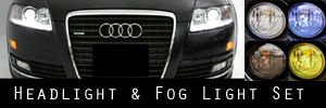 A6 Headlight Fog Light Protection Kit