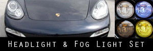 09-11 Porsche Boxster Headlight and Bumper Light Protection Kit