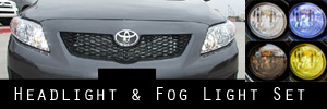 Corolla Headlight & Fog Light Protection Kit