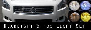 Nissan Maxima Headlight & Fog Light Protection Kit