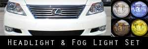 10-11 Lexus LS 460 Headlight and Fog Light Protection Kit