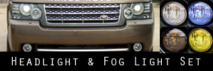 10 Land Rover Range Rover Headlight and Fog Light Protection Kit
