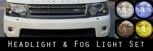 10 Land Rover Range Rover Sport Headlight and Fog Light Protection Kit