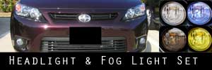 11-12 Scion tC Headlight and Fog Light Protection Kit