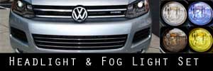 11-12 Volkswagen Touareg Headlight and Fog Light Protection Kit