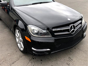 12 14 Mercedes Benz C250 C300 C350 C63 Headlight Protection Film