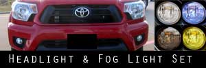 12 Toyota Tacoma Headlight and Fog Light Protection Kit