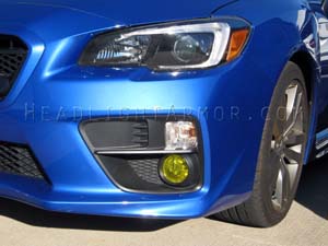 LED Fog Lights For 2015-2017 Subaru WRX STI – Wolfx Pair, Clear Lens, Black Housing, DOT/SAE Certified