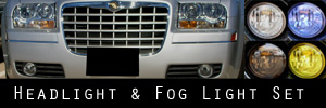 05-07 Chrysler 300 Touring and Limited Headlight and Fog Light Protection Kit