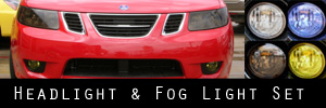 05-06 Saab 9-2x Headlight and Fog Light Protection Kit