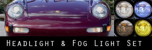 95-98 Porsche 911 993 Headlight and Fog Light Protection Kit