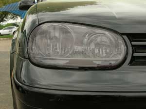 Headlight, R32 Look, black, Golf IV