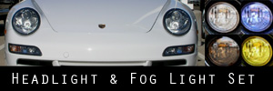 05-08 Porsche 911 997 Headlight and Bumper Light Protection Kit
