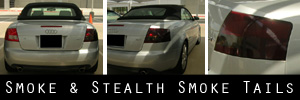 03-09 Audi A4 and S4 Cabrio Smoked Taillight Kit
