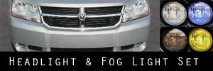 08-12 Dodge Avenger Headlight and Fog Light Protection Kit