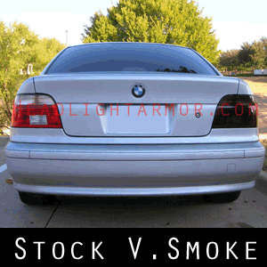 97-03 BMW E39 5 Series Sedan Smoked Taillight Kit