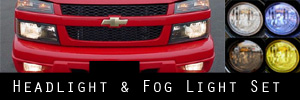 04-11 Chevrolet Colorado Headlight / Signal Light and Fog Light Protection Kit