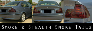 02-05 BMW E46 3 Series Sedan Smoked Taillight Kit