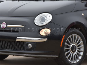 12 19 Fiat 500 Headlight Signal Light and Fog Light Protection