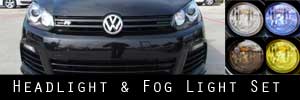 12 Volkswagen Golf R VI Headlight and Fog Light Protection Kit