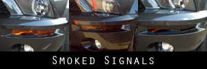 07-09 Ford Mustang Shelby GT500 Smoked Front Bumper Turn Signal
