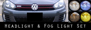 10 Volkswagen GTI VI Headlight and Fog Light Protection Kit