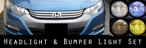 10 Honda Insight Headlight and Bumper Light Protection Kit